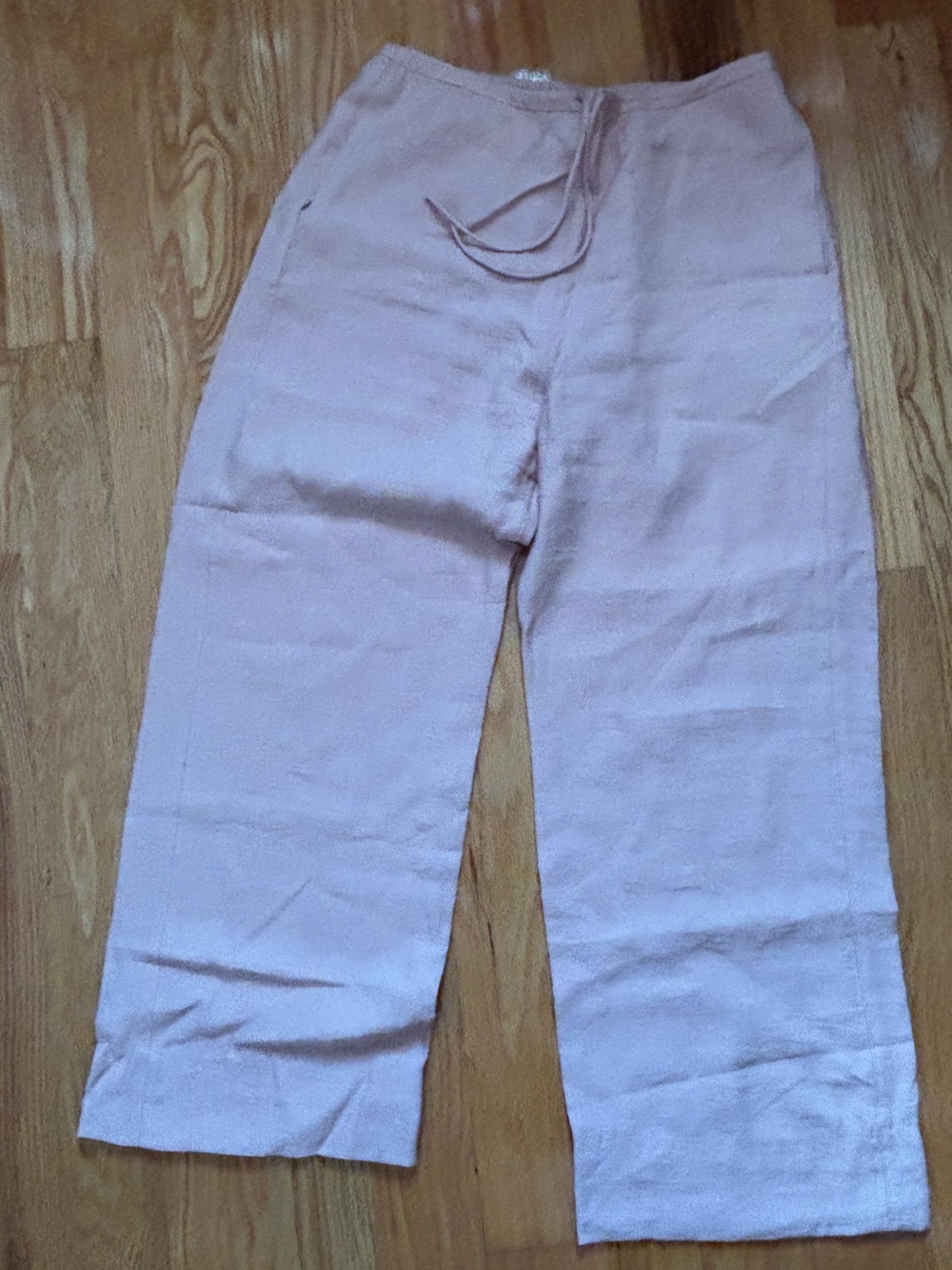 Zara Blush Pink Elastic Waist Pants
